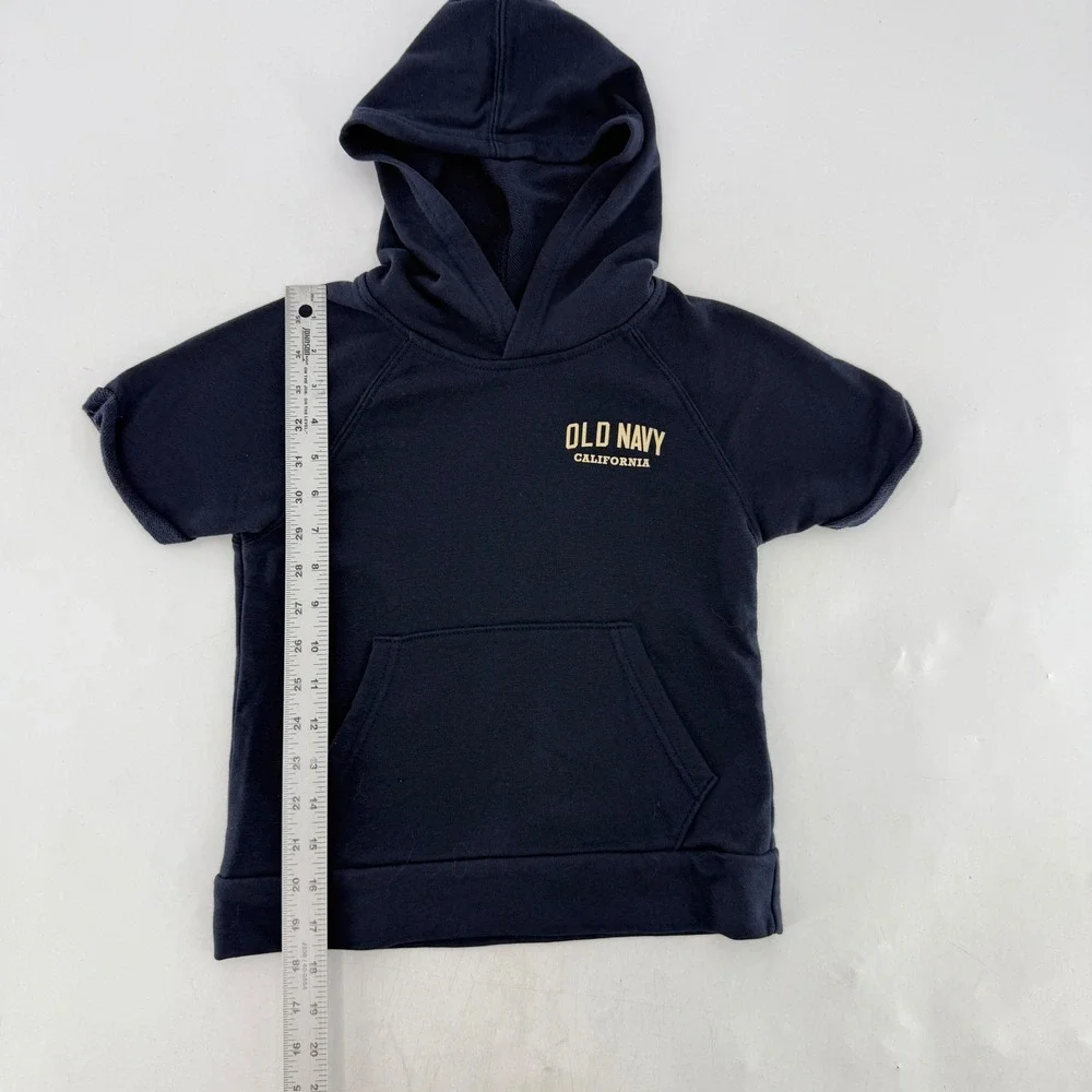 Old Navy Kids Hoodie Short Sleeve Navy Blue Established 1994 California Size‎ S